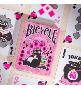 Bicycle Cat Pink Pembe Premium Oyun Kağıdı Limited Edition iskambil Kartları