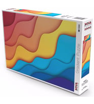 Nova Puzzle 1000 Parça Renkli Dalgalar Puzzle