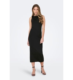 ONLEA S/L LONG SLIT DRESS JRS