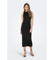 ONLEA S/L LONG SLIT DRESS JRS