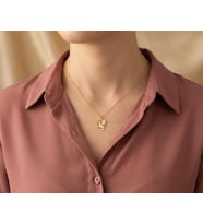 Kişiye Özel 925 Ayar Gümüş Mitolojik Ejderha Kolye (Gold)