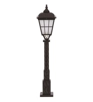 AVONNI BSU-68046-BSY-M3-OP Siyah Boyalı Dış Mekan Aydınlatma E27 Aluminyum Cam 23cm