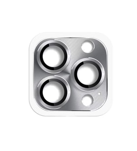 Apple İphone 16 Pro Max Pers Alüminyum Kamera Lens - Gri