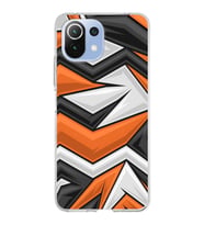 Xiaomi Mi 11 Lite Uyumlu Kapak Grafiti Tasarımlı Şeffaf Silikon Kılıf