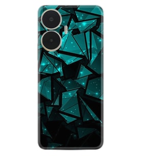 Realme C55 Kılıf Resimli Desenli Baskılı Silikon Green Prizmas 1348