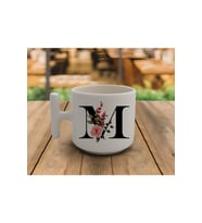 Latte & Espresso El Yapımı 'm' Baş Harf Kupa T Kulp Kupa 200 Ml