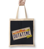 Back To The Future Outatime License Plate Bez Çanta Uzun Saplı