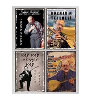 4 Parçalı Neşet Ertaş Tablo/poster Seti
