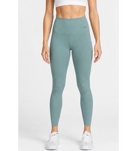 Nike Dri Fit Zenvy Gentle Support High Waisted 7/8 Leggings Kadın Yüksek Bel İç Cepli Spor Tayt Su Yeşili