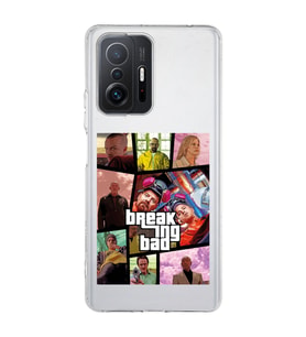 Xiaomi Mi 11T - 11T Pro Uyumlu Breaking Bad Gta Tasarımlı Şeffaf Telefon Kılıfı
