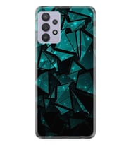 Kılıfland Samsung Galaxy A32 Kılıf Desenli Silikon Resimli Kapak Baloons and Moon Kılıf 1348