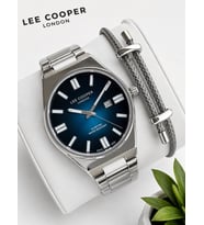 Lee Cooper 2 Yıl Garantili Takvimli Kadran Bileklik Hediyeli Erkek Kol Saati E8325.380