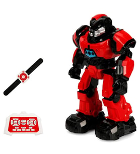 Crazon Uzaktan ve Kol Kumandalı Usb Şarjlı Programlanabilir Robot 27 Cm Kırmızı