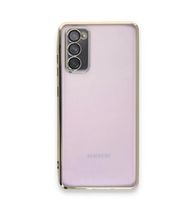 Galaxy S20 Fe Kılıf  Lensli  - Gold