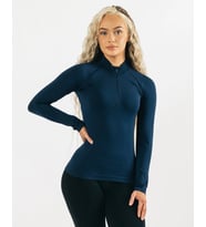Alphalete Yarım Fermuarlı Body