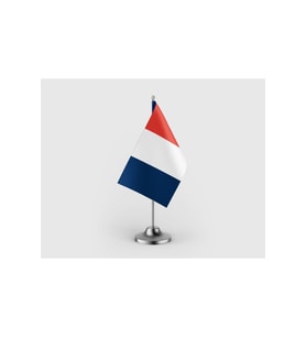 Hollanda Tekli Saten Masa Bayrağı Seti