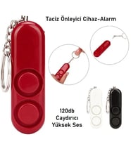 120db Yüksek Sesli Kişisel Acil Durum Güvenlik Siren Alarmı Yaşlı Engelli Bayanlar Çocuklar İçin Alarm (Kırmızı)