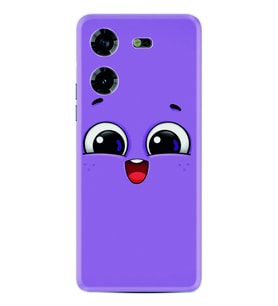 Tecno Pova 5 Kılıf Silikon Desen Özel Seri Purple Sweety 1717