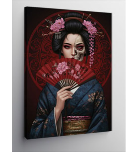 Kanvas Tablo Geisha ve Geleneksel Japon Sanatı