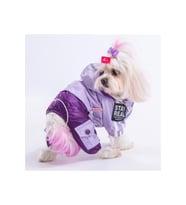 Pawstar Köpek Lilac-Purple Bicolor Rompers Medium Sırt28cm Göğüs41cm Boyun26cm