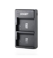 Sanger Nikon EN-EL15 Batarya Uyumlu İkili USB Şarj Cihazı (Siyah)