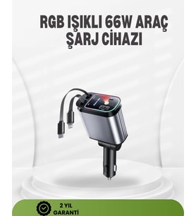 Ford, Opel, Volvo, Skoda Araçlar İçin 66w Çoklu Hızlı Şarj Cihazı