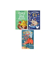 Mert Arık 3 Kitap Set / Ayvayı Yedik Müzesi - Çantamdan Fil Çıktı - Uzaya Giden Tren (Karışık)