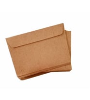 Davetiye Zarfı Kraft Zarf 100 Adet 12x18cm Buklet Zarf