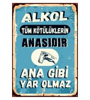 Ahşap MDF Poster (27x18cm)