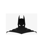 Batman Tasarımlı Oto Sticker Siyah 20*16 Cm