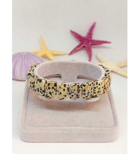 Jasper Taşı Oval Kesim Unisex Bileklik (46092)