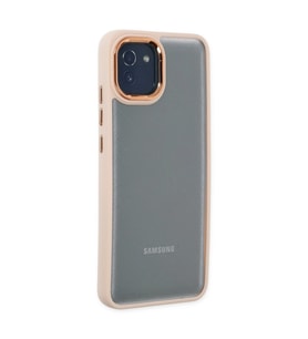 Samsung Galaxy A03 Kılıf Dora Kapak - Pudra