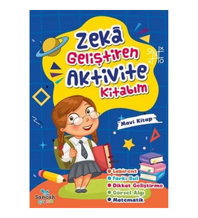 Zeka Geliştiren Aktivite Kitabım - Mavi Kitap