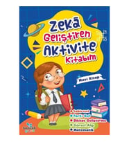 Zeka Geliştiren Aktivite Kitabım - Mavi Kitap