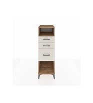 Kronos Dolap Tek Raflı 3 Çekmeceli 44x59x134 Çam-Aytaşı