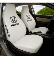Honda Oto Koltuk Kılıfı Seti – Penye Kumaş Ön ve Arka Servis Kılıfı Takımı (Beyaz)