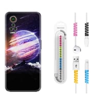 General Mobile GM 21 Pro GM 22 Pro Plus Kılıf Kablo Koruma Spiral Silikon Super Planet 1797
