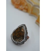 STONEAGE KRİSOPRAS TAŞLI TASARIM YÜZÜK