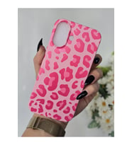 Iphone 16 Uyumlu İçi Kadife Leopar Baskılı Kılıf