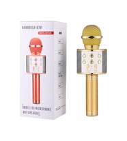 Bluetooth-sd-aux Kablosuz Şarjlı Karaoke Mikrofon