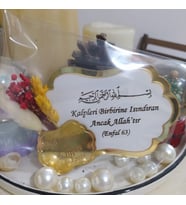 Kırmızılı-Söz-Nişan-Nikah-Kına-Bebek Hediyelik Hasır Magnet