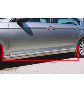 Volkswagen Passat B8.5 Yan Kapı Çıtası Kromu Nikelajı  2019 Sonrası