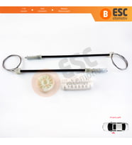 Opel Corsa D S07 2006-2014 5-Kapı 13188490 İçin Elektrikli Ön Sol Cam Kriko Tamir Seti