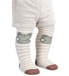 Civil Baby Frog 6- Bebek Erkek Külotlu Çorap - Yeşil