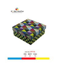23x23x10 Hediyelik Kutu Kraft Kutu Karton Kutu YIlbaşı Kutusu Pasta Kutusu Kargo Kutusu (10 ADET)