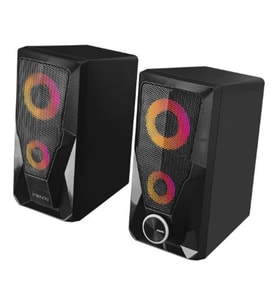 Mikado MD-336 2.0 6 Watt RGB Ledli Siyah Multimedia USB Speaker Hoparlör