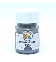 EPOKSİ REÇİNE METALİK SEDEFLİ PİGMENT TOZ BOYA GRİ 10 GR