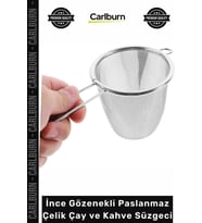 #Süzgeç Mikro Filtre Ergonomik Kupa Demlik İnce Gözenekli Paslanmaz Çelik Çay Kahve Süzgeci