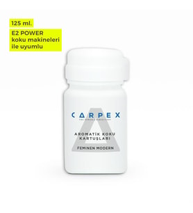 Carpex 125 Ml. Koku Kartuşu E2 Power Makine Uyumlu Feminen Modern