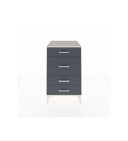 Kronos Komodin 4 Çekmeceli 60x59x96 Aytaşı-Antrasit